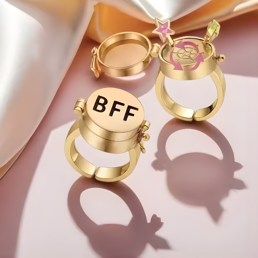 Rings of Friendship With Spinning Characters